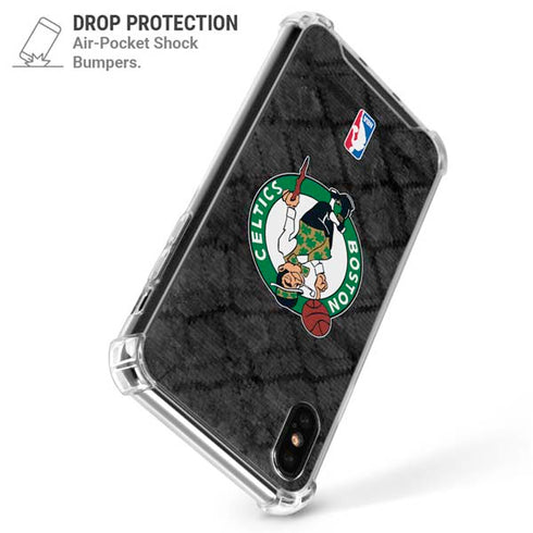 NBA Boston Celtics Dark Rust iPhone XS Max Clear Case